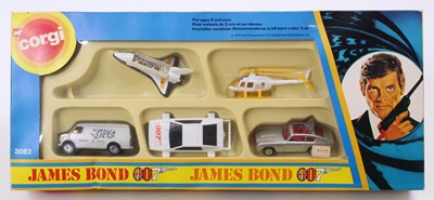 Lot 1346 - Corgi Juniors No. 3082 James Bond five piece...