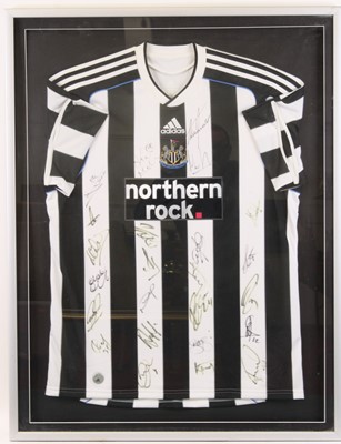 Lot 816 - A multisigned replica Newcastle United...