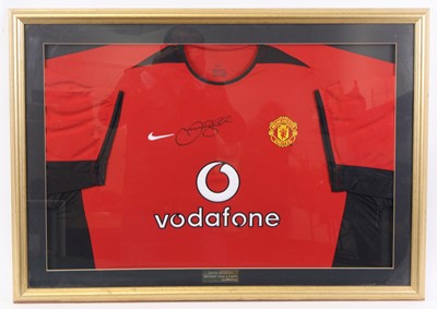 Lot 817 - A replica Manchester United Football Club...