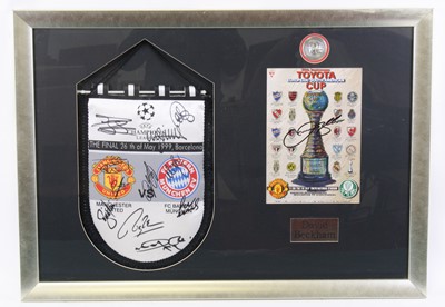 Lot 821 - A Uefa Champions League pennant for the final...