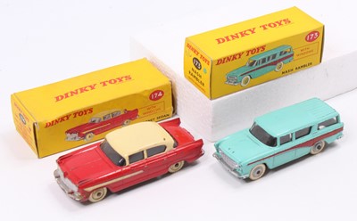 Lot 1283 - Dinky Toys boxed group, 2 examples comprising...