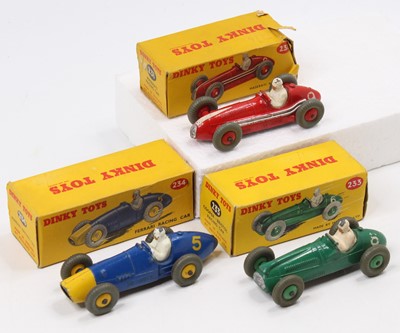 Lot 1288 - Dinky Toys boxed model group of 3 racing cars...