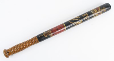 Lot 3190 - A William IV Special Constables truncheon by...