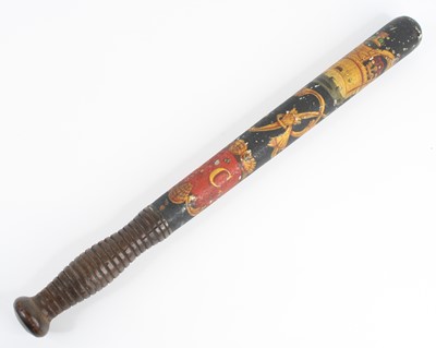 Lot 3191 - A Victorian Special Constables truncheon,...