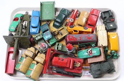 Lot 1313 - A collection of play worn Dinky Toys with...