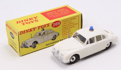 Lot 1188 - Dinky Toys, 269 Motorway Police Car, white...