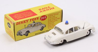 Lot 1188 - Dinky Toys, 269 Motorway Police Car, white...