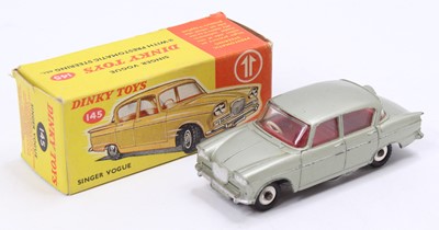 Lot 1185 - Dinky Toys, 145 Singer Vogue, light metallic...