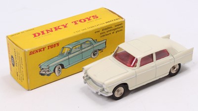 Lot 1380 - French Dinky Toys, No.553 Peugeot 404 cream...