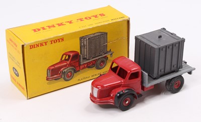 Lot 1256 - French Dinky Toys, 34B Berliet container truck,...