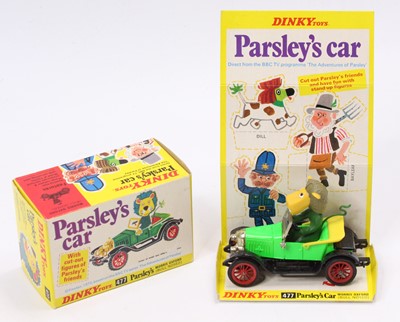 Lot 1353 - Dinky No. 477 Parsley's Car in pea green,...