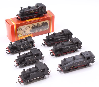 Lot 585 - Seven tank locos, various makes: Hornby J72...