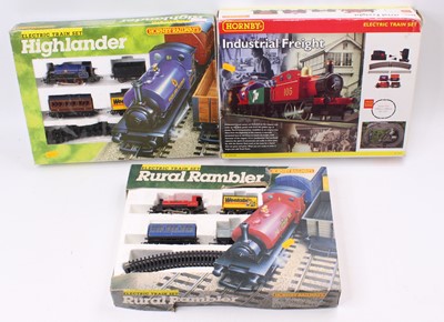 Lot 587 - Three Hornby ‘Starter Sets’, some parts...