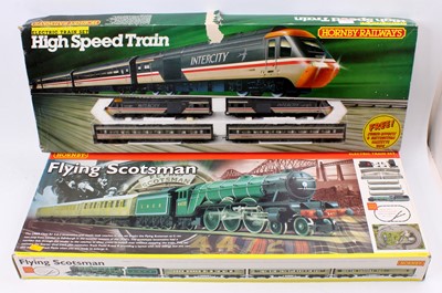 Lot 588 - Two Hornby Train Sets: R1019 ‘The Flying...