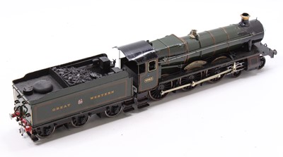 Lot 218 - Un-motorised and possibly kit built 4-6-0 loco...