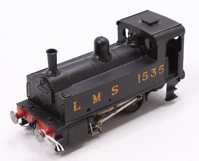 Lot 225 - 0-4-0 tank loco, probably a mix of kit and...
