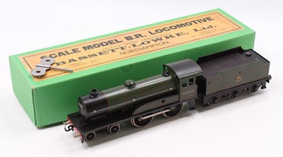 Lot 234 - Bassett-Lowke 4-4-0 clockwork loco & tender...