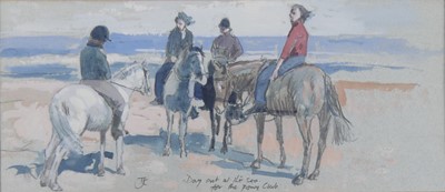 Lot 244 - Tom Coates (1941-2023) - Day out at the sea...