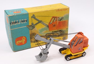 Lot 1193 - A Corgi Toys No. 1128 Priestman cub shovel,...