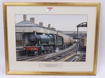 Lot 186 - An original G Broom oil painting depicting the...