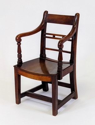 Lot 1532 - An early 19th century mahogany and fruitwood...