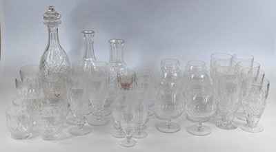 Lot 1123 - A suite of Waterford Colleen pattern crystal...