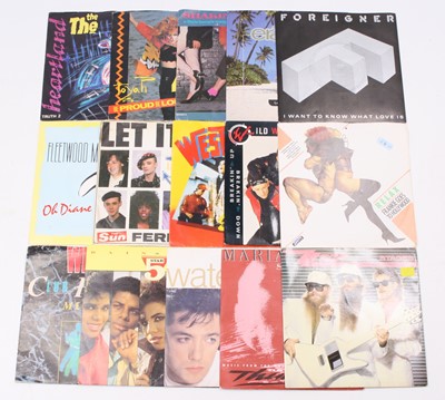 Lot 663 - A large collection of assorted 7" singles,...