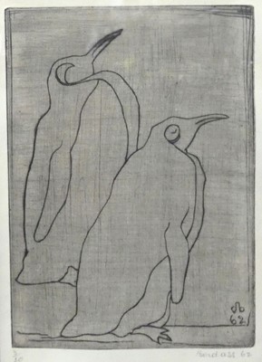 Lot 202 - Dorothy Bordass (1905-1992) - Penguins,...