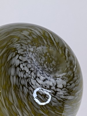 Lot 36 - A 20th century art glass vase of globular form,...