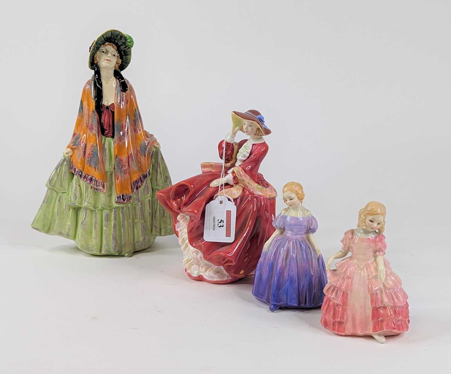 Lot 53 - A Royal Doulton figure of a lady "Rhoda",...