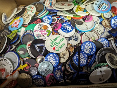 Lot 85 - A large collection of pin badges, to include...