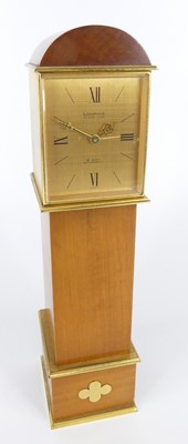 Lot 180 - A 1970s satin walnut and gilt brass scale...