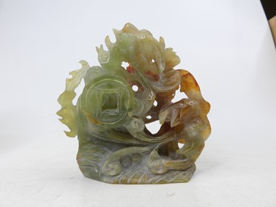 Lot 91 - *A collection of oriental hardstone carvings,...