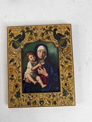 Lot 93 - *A painted composite classical style plaque,...