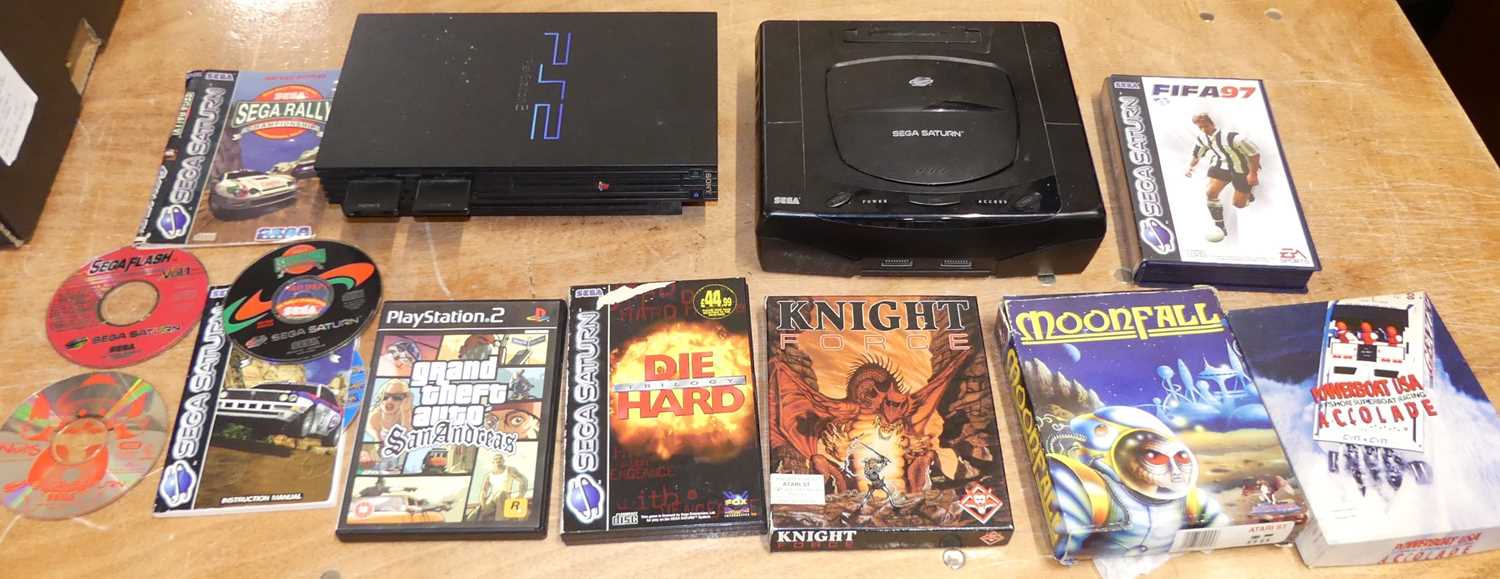 Lot 1525 - A box containing video game items to include...