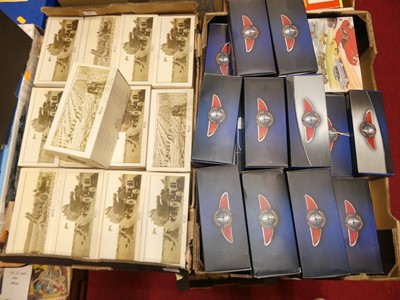 Lot 1557 - Two boxes containing modern issue diecast to...