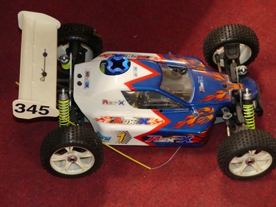 Lot 1623 - A radio controlled 1/8 scale gas powered 4WD...