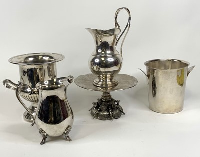 Lot 145 - A collection of silver plated  wares to...