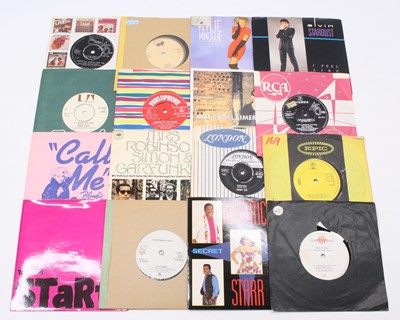 Lot 693 - A large collection of assorted 7" singles,...