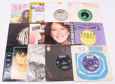 Lot 692 - A large collection of assorted 7" singles,...