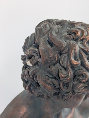 Lot 162 - *A bronze resin bust of David, height 45cm,...