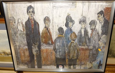 Lot 1029 - After LS Lowry - A Doctor's Waiting Room,...