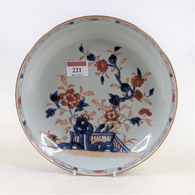 Lot 221 - An 18th century Chinese porcelain dish in the...