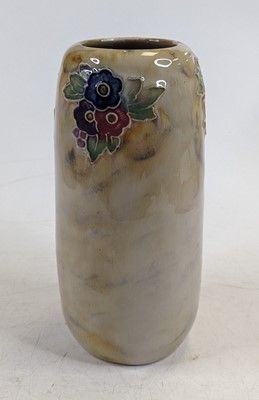 Lot 222 - A Royal Doulton stoneware vase tube line...