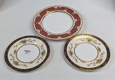 Lot 244 - A pair of Minton Dynasty pattern gilt enamel...