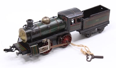 Lot 235 - Karl Bub (KBN) clockwork 0-4-0 loco &...