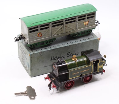 Lot 242 - 1932-6 Hornby M3 0-4-0 Great Western clockwork...