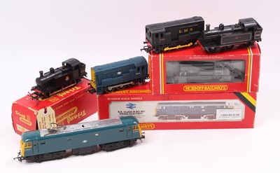 Lot 312 - Five Hornby/Triang Hornby & two Lima locos,...
