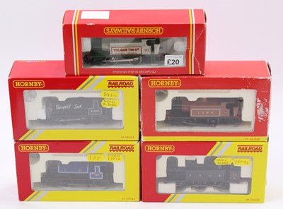 Lot 318 - Five small Hornby locos: R2672 Caledonian...