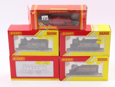 Lot 321 - Five small Hornby locos: two R3212...